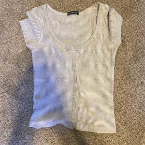 Brandy Melville button down short sleeve
